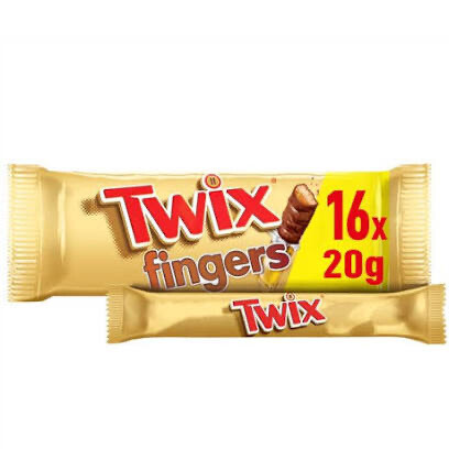 Twix Fingers 16pk BBE-10/23