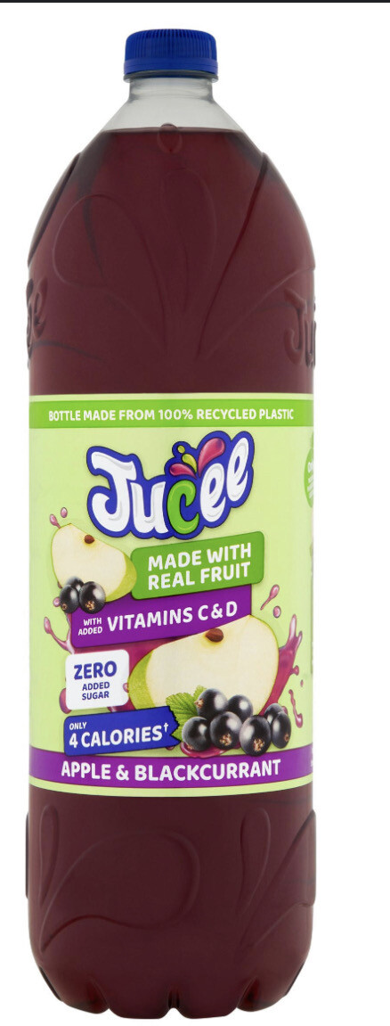 Jucee Apple & Blackcurrant 1 Litre 2 For £1  Sept 23 Dated