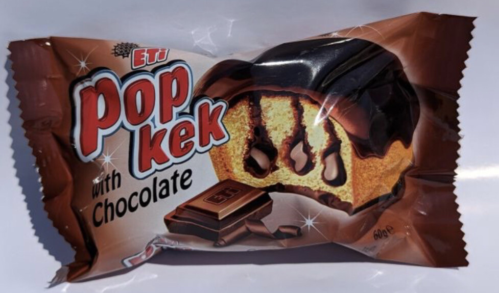 Eti Pop Kek Cocoa Coated Cake With Chocolate Sauce 60g 5 For £1 23/02/23