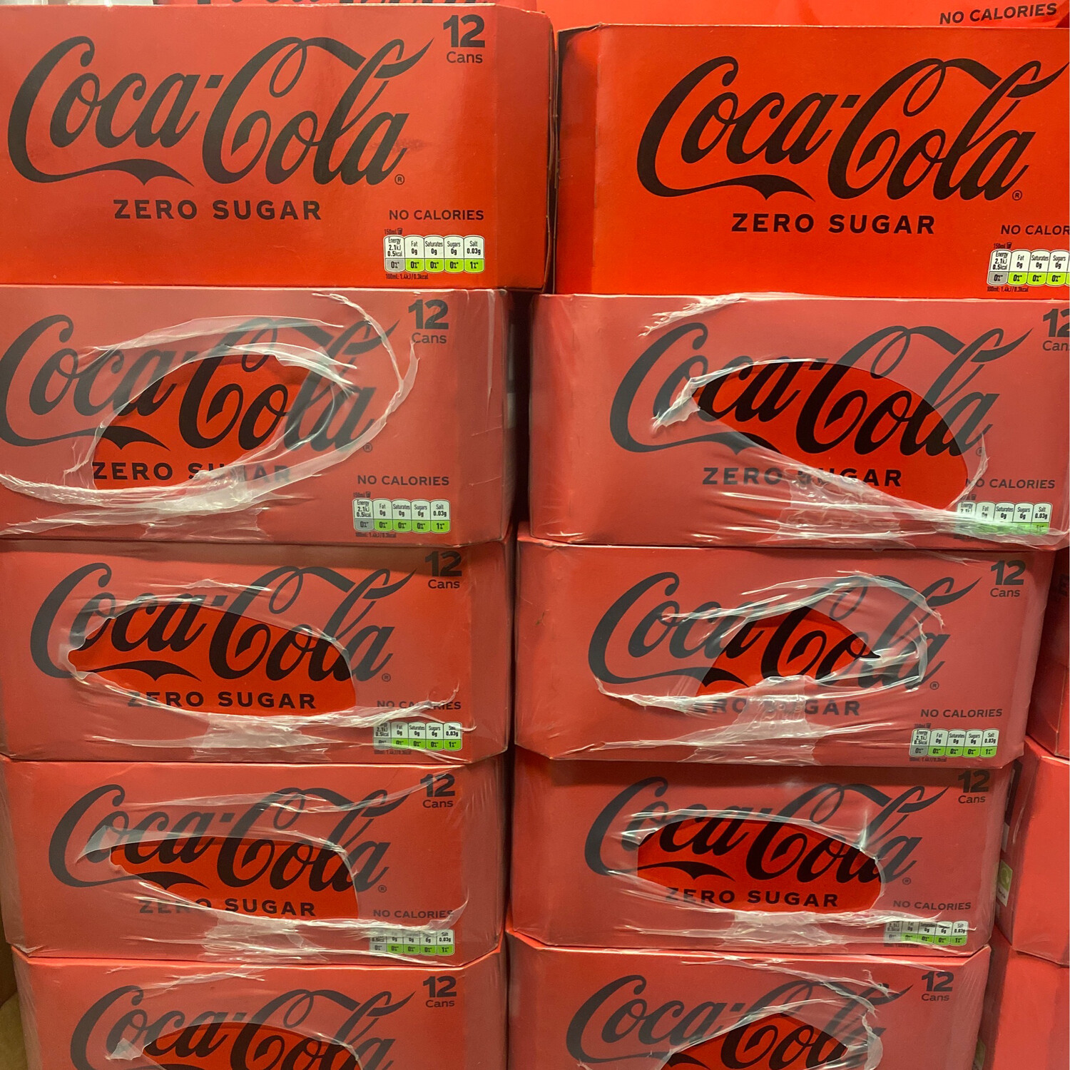 Coca Cola Zero 12x150ml BBE 30-09-23