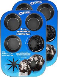 Oreo Non Stick 6 Cup Texas Muffin Pan