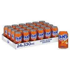 Fanta Orange Zero 24x330ml  31/1/25