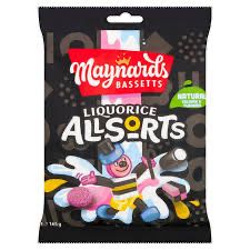 2 For £1.50 M/Bassett Liquorice Allsorts 130g 06/25