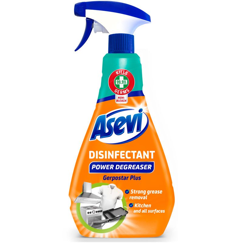 Asevi Power Degreaser Disinfectant Cleaner Spray