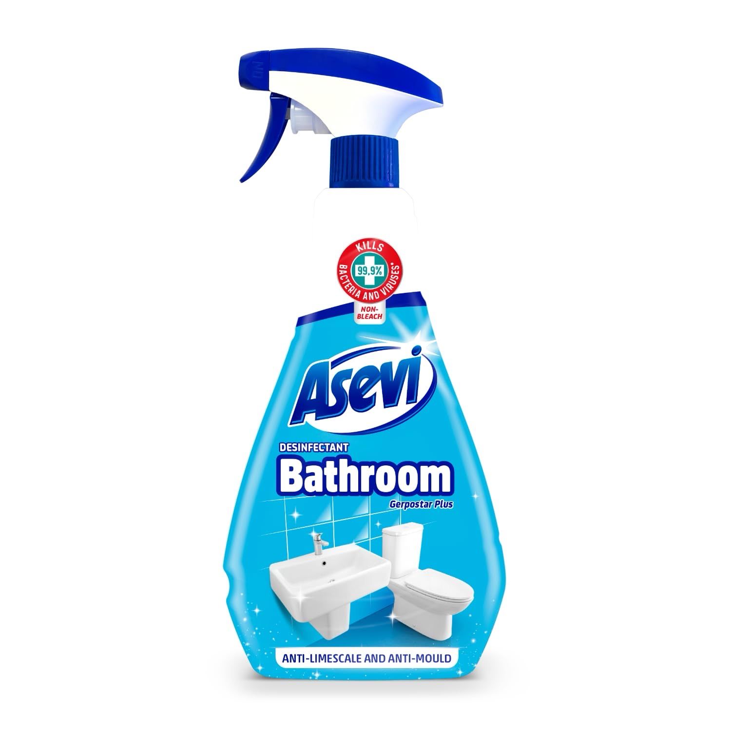 Asevi Bathroom Disinfectant Cleaning Spray, Antibacterial Spray