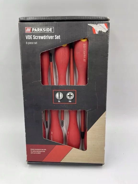 Parkside VDE 8 Piece Screwdriver Set