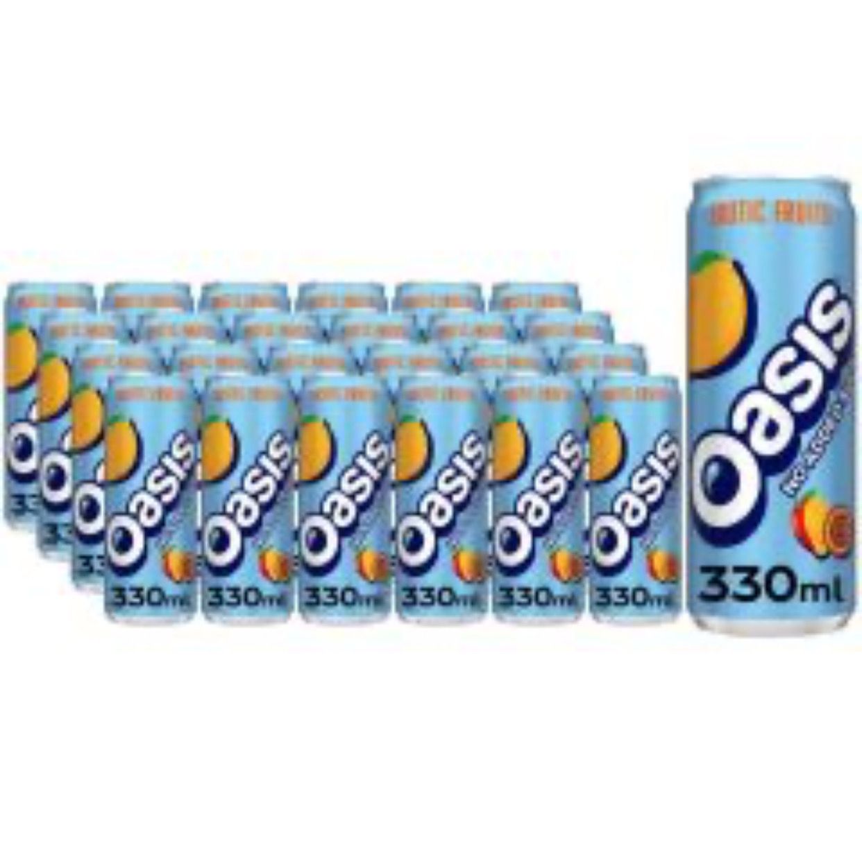 Oasis Ex Fruit Zero 24x330ml can 31/03/25