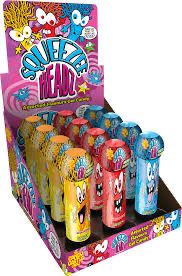 Candy Castle Crew Squeezee Headz 30g 2 for £1.50 Candy Castle Crew Squeezee Headz 30g 2 for £1.50