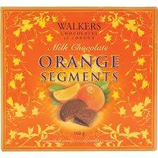 Walkers M/Choc Orange Segment 150g 9/25