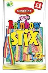 Sunshine Rainbow Stix 2 For £1.50 12/25