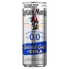 Captain Morgan 0.0% &amp; Cola 4x250ml 31/07/25