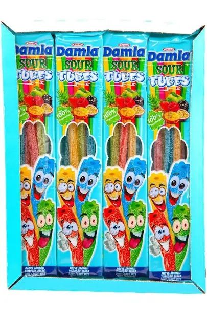 Damla sour tubes 03/26 24 pack