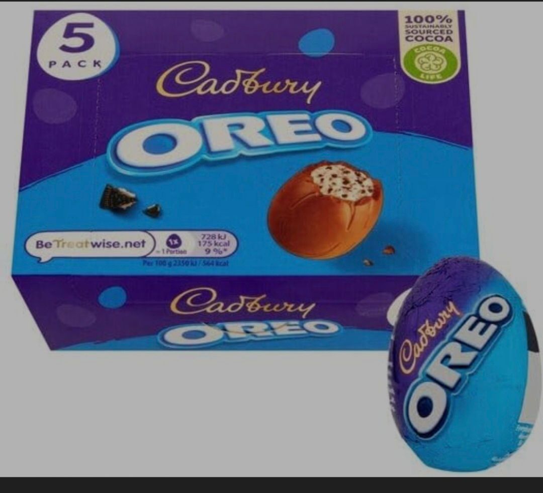 Cadbury oreo eggs 07/25