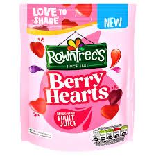 Rowntree Berry Hearts 115g 07/25