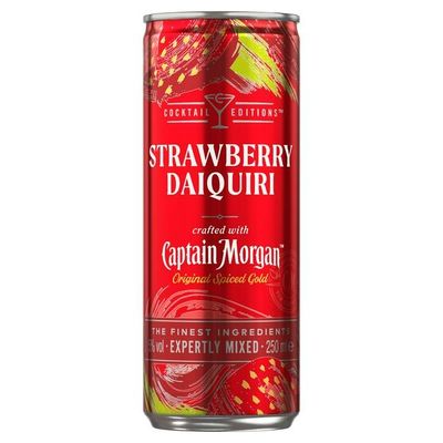Captain Morgan Strawberry Daiquiri 250ml 09/24