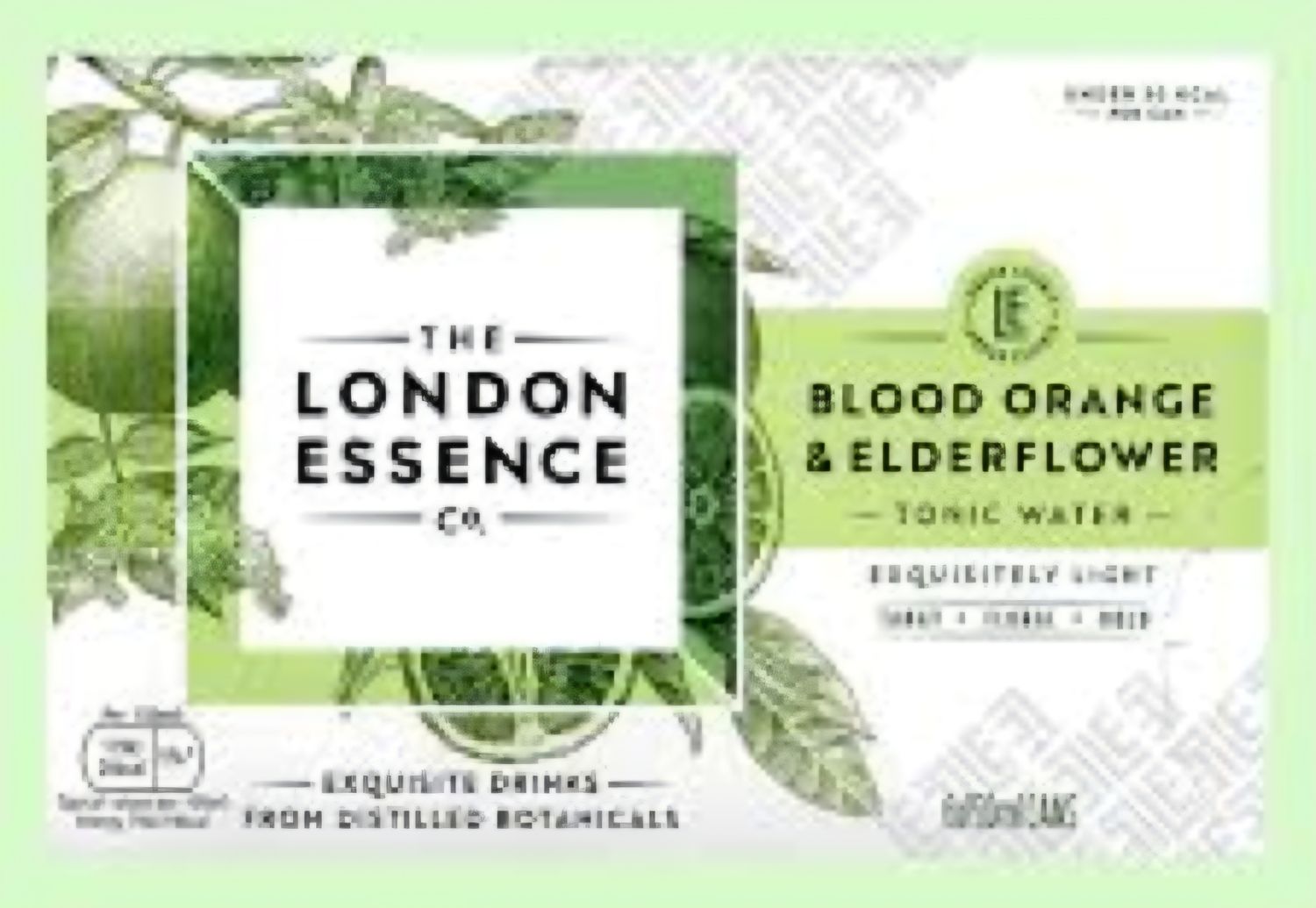 The London essence blood orange amd elderflower 24x200ml 08/25