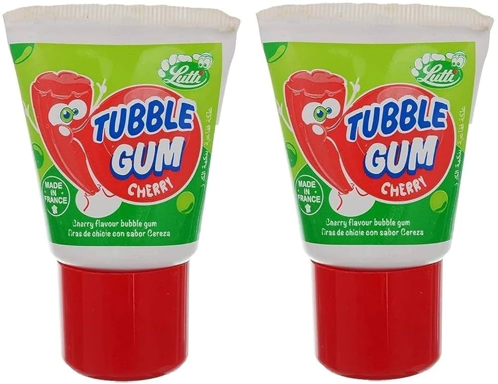 Lutti Tubble Gum, Cherry Flavored chewing Gum 2 for £1.50