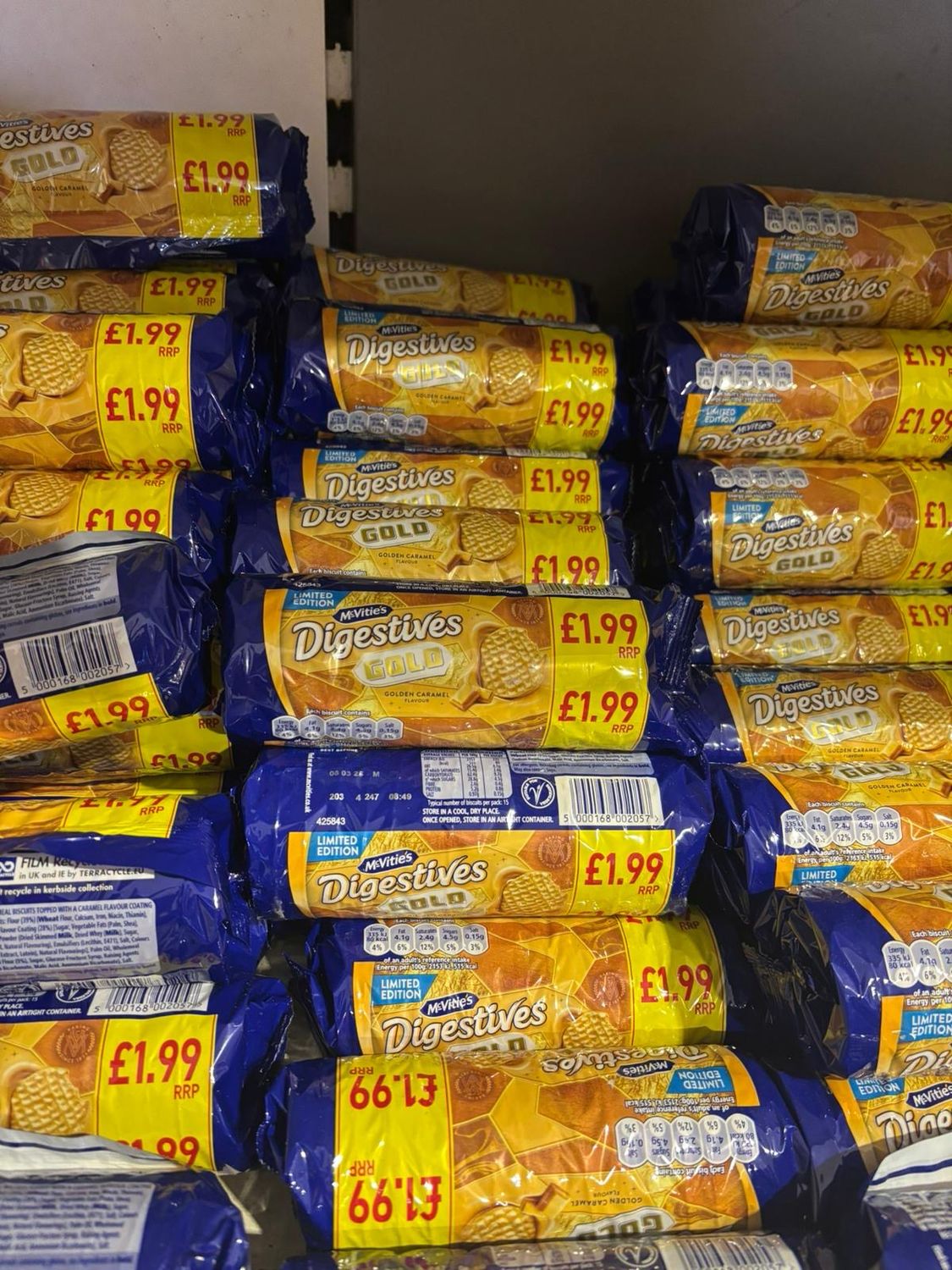 Gold Digestives 2for £1.50