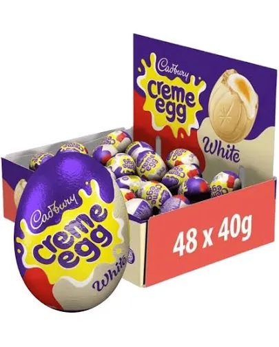 Cadbury White Creme Egg 2 for £1 31/07/25