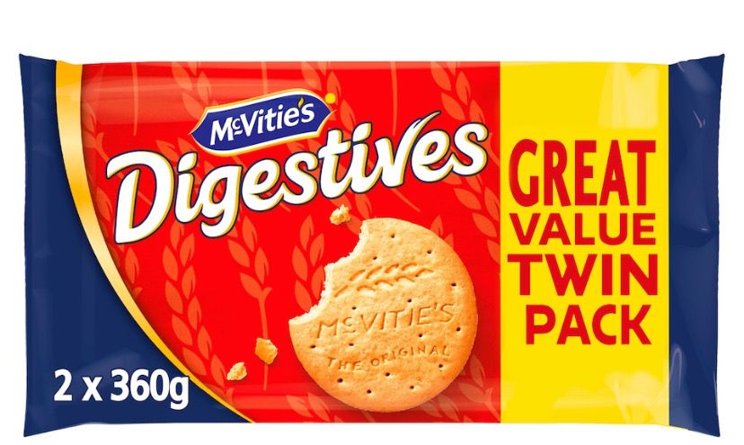 Mcvities Digestive Twin Pack BBE 7/25