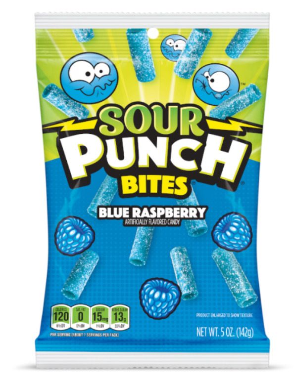 Sour Punch Bites Blue Raspberry