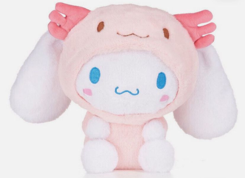 Cinnamon Roll Axolotl Plush