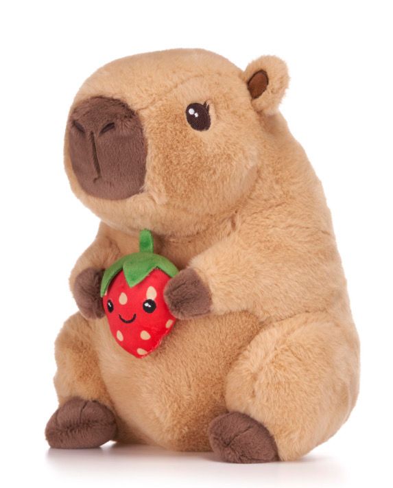 Capybara With Strawberry Plush