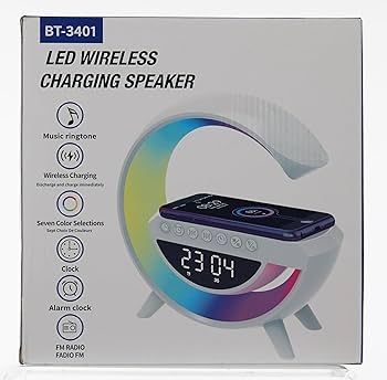 LED wireless charging speaker