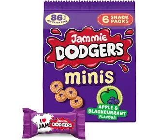 Jammie Dodger Apple/B/Currant 2 for £1.50 04/26