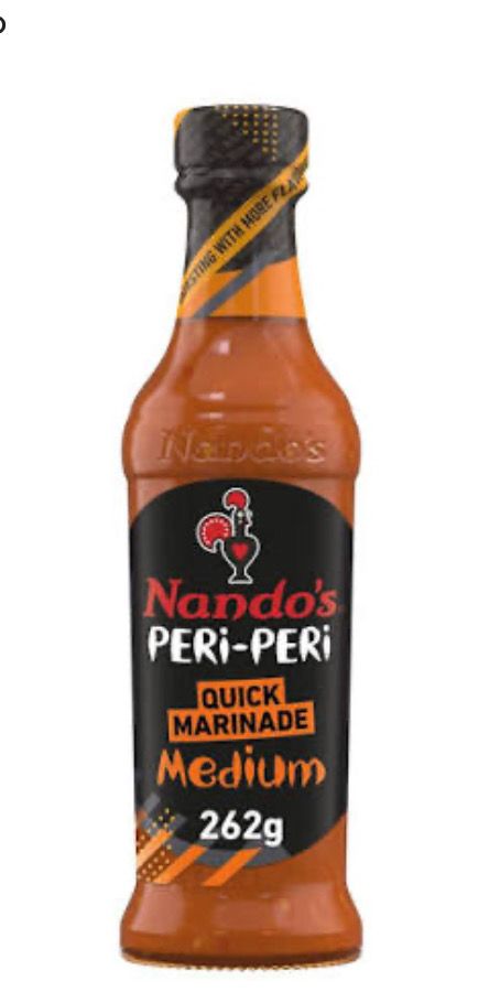 Nando’s Peri Peri Quick Marinade Medium BBE 3/26 Nando’s Peri Peri Quick Marinade Medium BBE 3/26