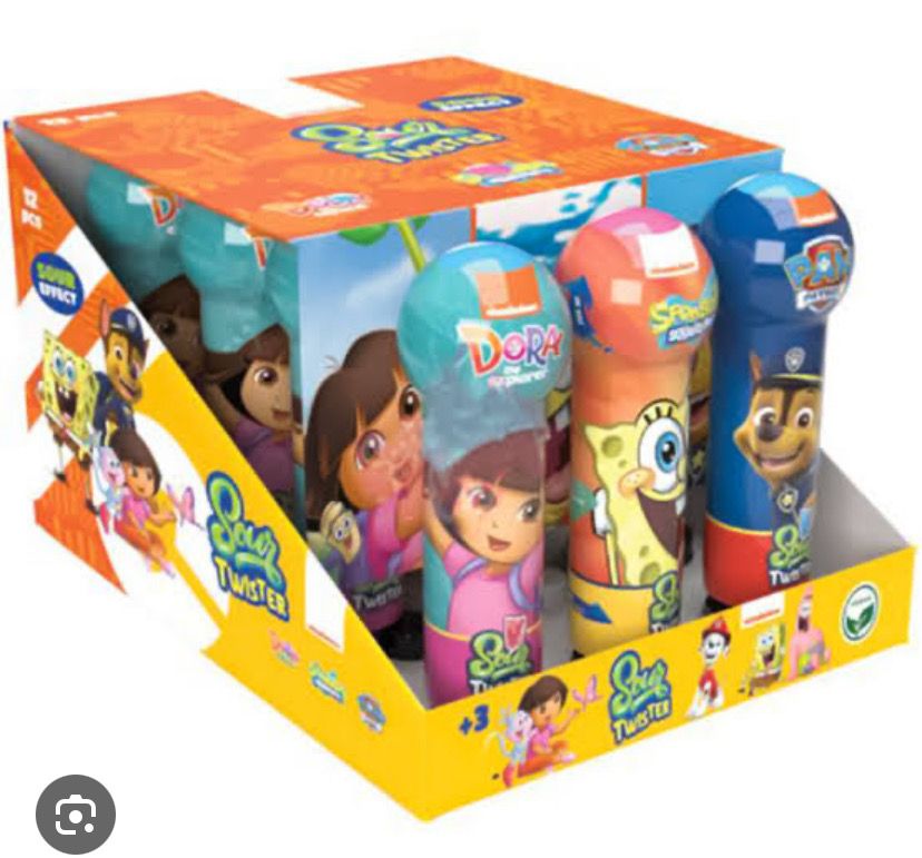 Nickelodeon Sour Twister 12 Pack 30g