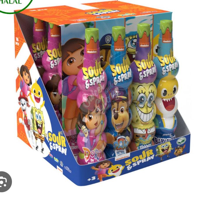 Nickelodeon Sour&spray 16 Pack 105ml BBE 01/26 Nickelodeon Sour&spray 16 Pack 105ml BBE 01/26