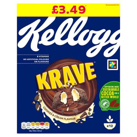 Krave Cookies/Cream PM£3.49 375g 11/25