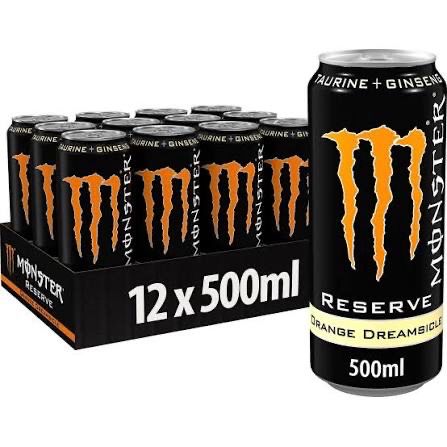 Monster Reserve Orange/Dream PM £1.75 12x500ml 01/27 Monster Reserve Orange/Dream PM £1.75 12x500ml 01/27