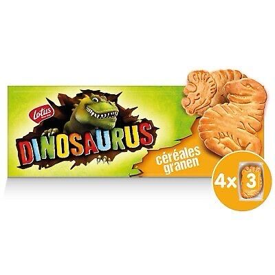 Lotus Dinosaurus Cereal Bisc 4pk