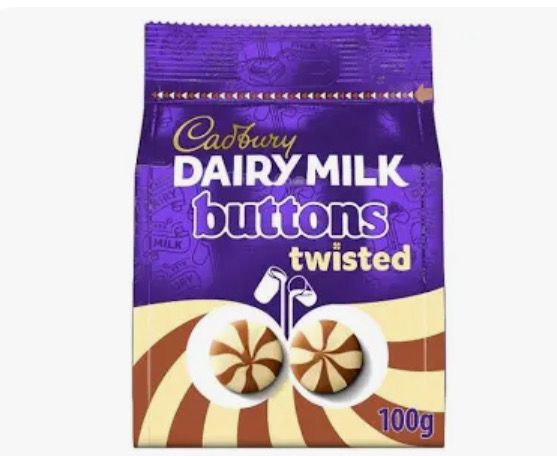 CDM &amp; White GT Twist Buttons 100g 12/25