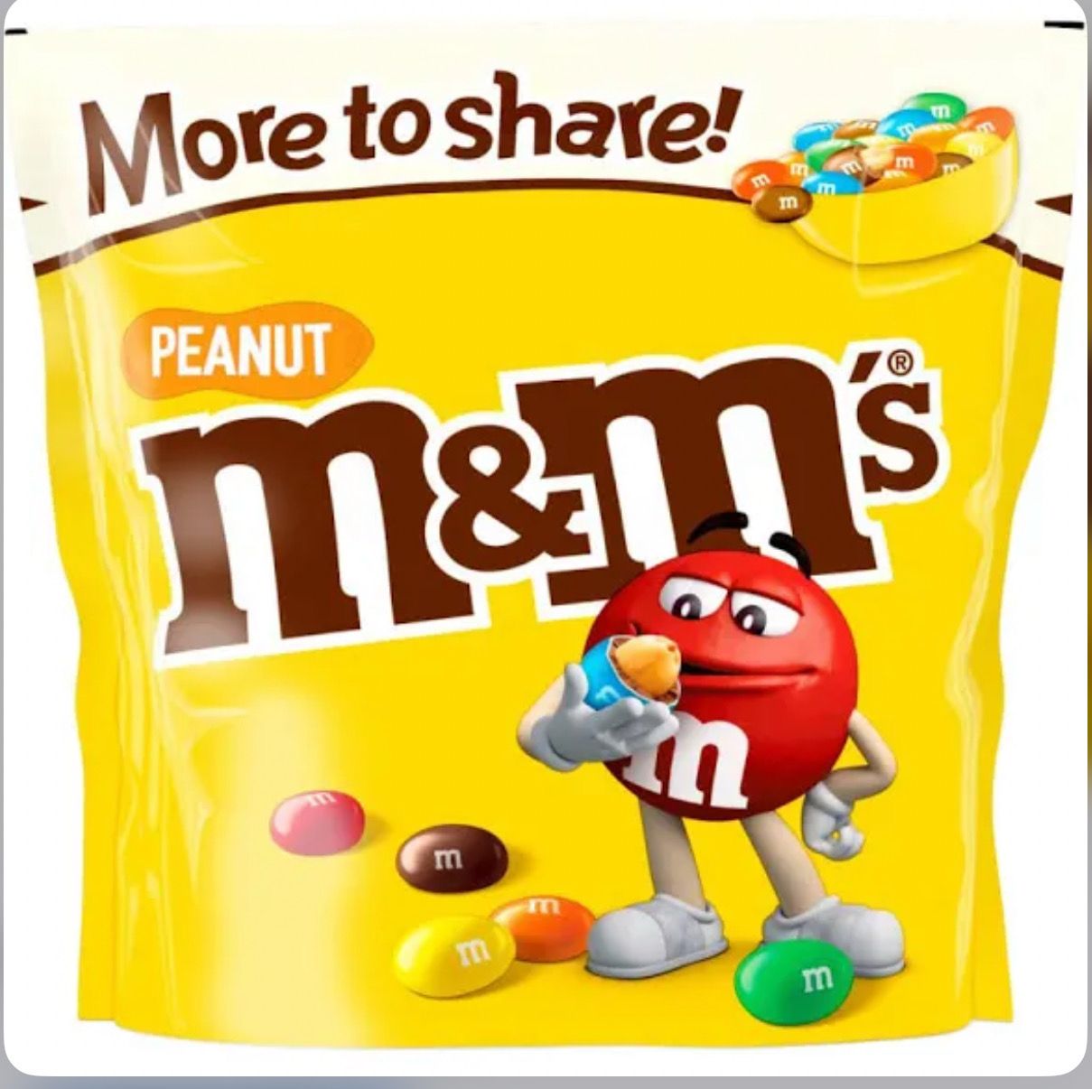 M&amp;M&#39;s Peanut Pouch 363g 09/11/25
