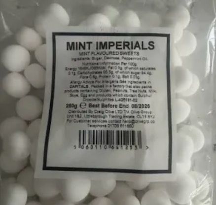 Mint Imperials 350g 09/26 Mint Imperials 350g 09/26
