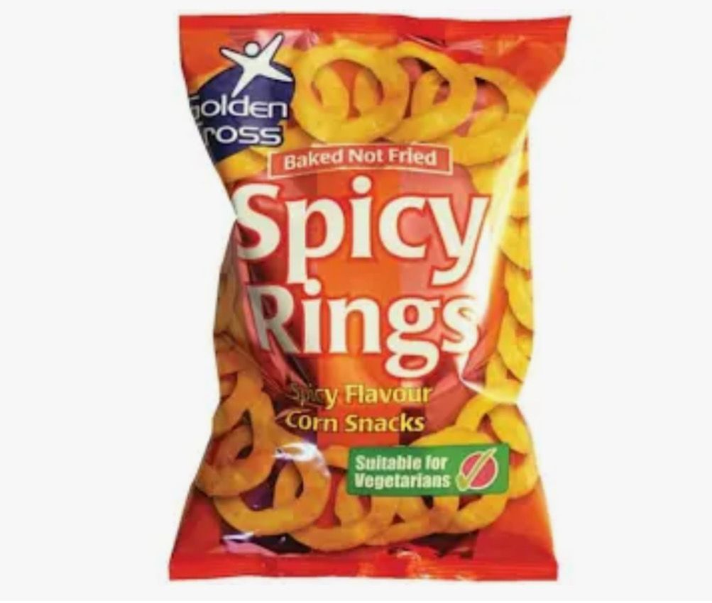 Golden Cross Spicy Rings 150g 12/25