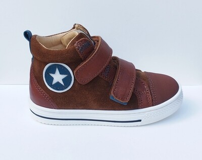 Acebos hoge bruine schoen