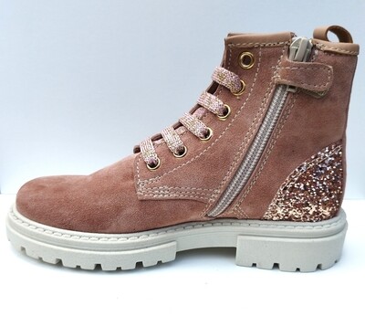 CB bottine oud roze glitter