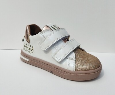 LeOPH witte schoen met goud