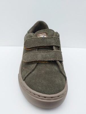 Cienta lage sneaker kakigroen