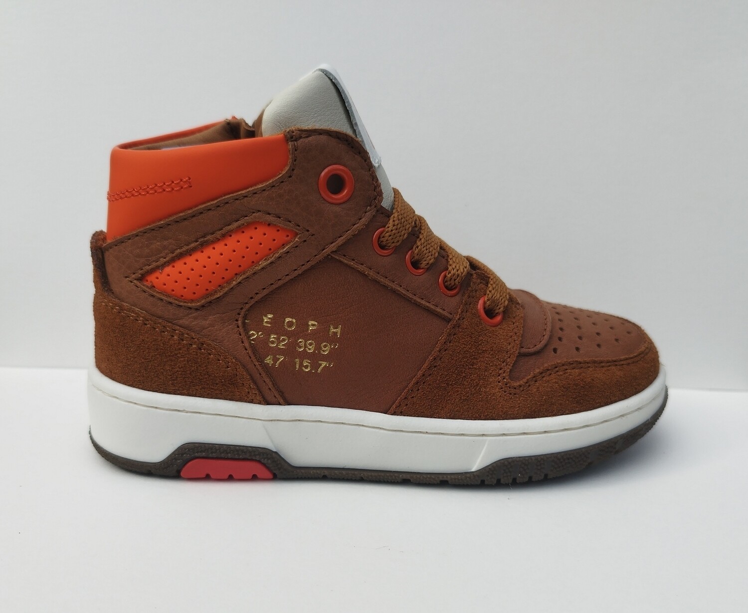 LeOPH sneaker hoog bruin