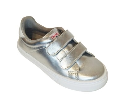 Cienta lage sneaker zilver