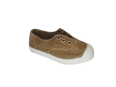 Cienta &#39;snoepsneaker&#39; bruin