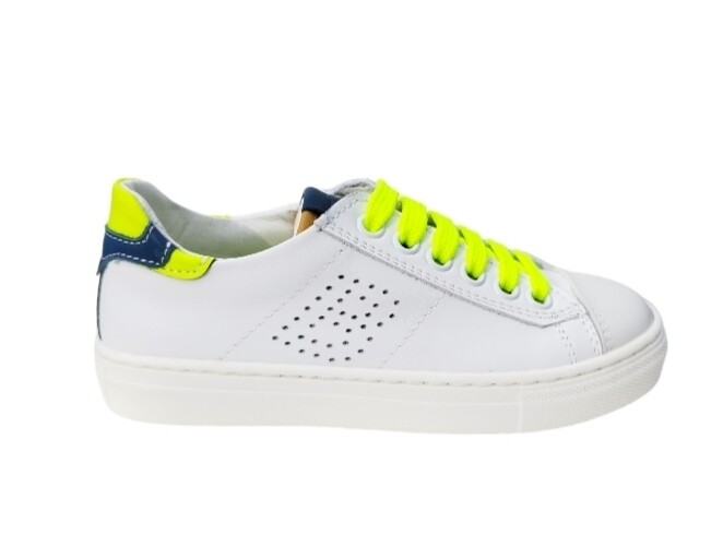 CB sneaker wit fluo