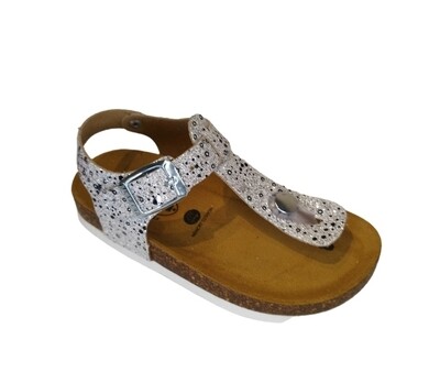 Plakton sandaal meisjes glitter wit