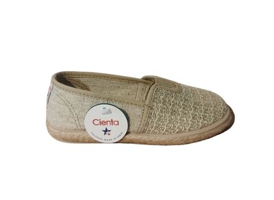 Cienta espadrille goud