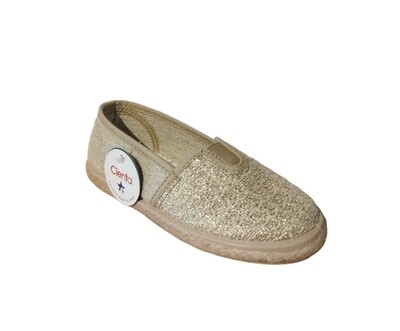 Cienta espadrille goud